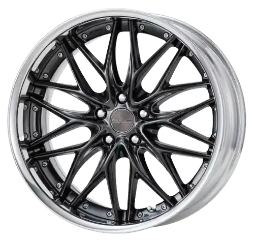 Work Schwert Quell 5x120.65 20x11.5+45 O Disk Brilliant Silver Black New Release