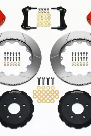 Wilwood Narrow Superlite 6R Front Hat Kit 14.00in Red Backdraft Cobra— PMD Premier Motoring Development Direct From Factory