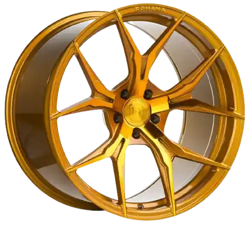 Next Day Delivery Rohana RFX5 5x114.3 20x12+22 Gloss Gold