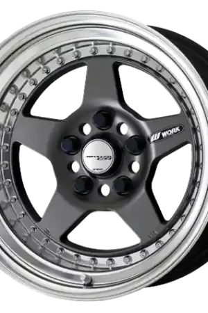 Work Meister Cr01 5x114.3 15x9.5+-47 A Disk Matte Gunmetal Free Returns