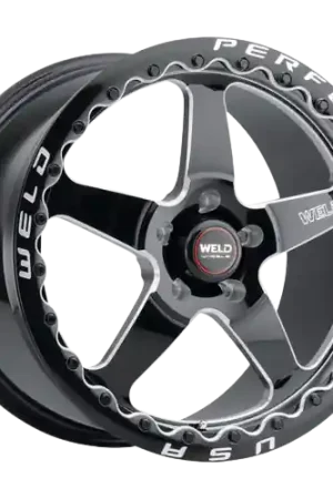 WELD Performance Ventura Beadlock 5x115 17x10 0 Gloss Black/Milled Diamond Cut Lip Get Yours