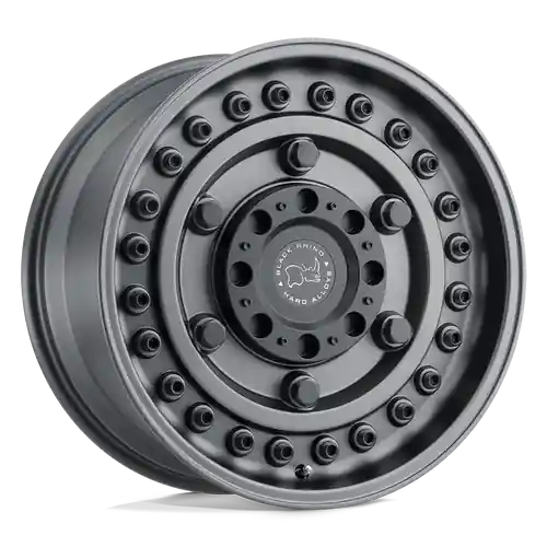 Direct From Manufacturer Black Rhino ARMORY 8X165.1 18X9.5 +6 GUN BLACK