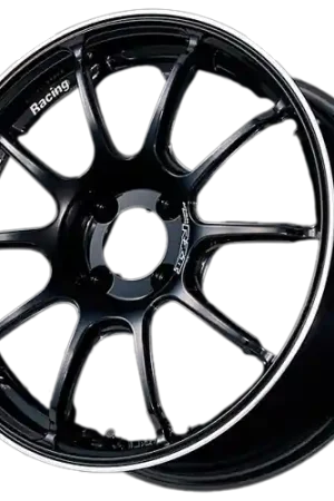 Advan RZ II 4x100 17x7.0+42 Racing Gloss Black and Ring Luxury