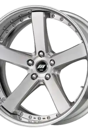 Work Zeast Black Label Bst2 5x120.65 20x9.5+38 R Disk Brush Silver Clear Trending