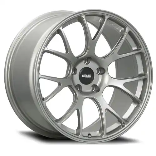 Konig Forged F1M 5X120 18x8.5+35 Ash Silver Knurled Bead While Supplies Last