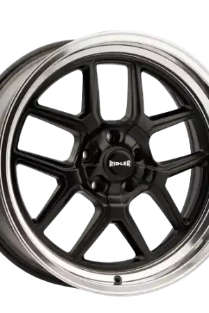 Instant Buy Ridler 610 5x114.3 20x10+0 Matte Black/Polished Lip