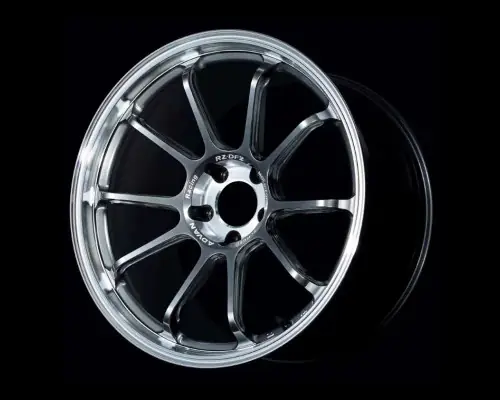 Budget Advan Racing RZ-DF2 5x114.3 19x9.0 +35 DIAMOND CUT & HYPER PLATINUM BLACK