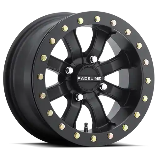 Weekend Sale Raceline A71B Mamba Beadlock ATV/UTV 4X137 14x8 +44 Black