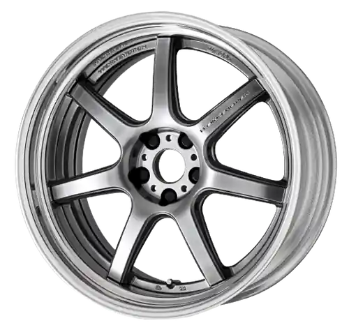 Buy Direct Work T7r 2P 5x105 20x11.0 +22 GT SILVER