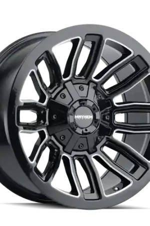 Trusted Brand Mayhem Decoy 8108 6x135/6x139.7 20x9+11 Gloss Black/Milled Spokes