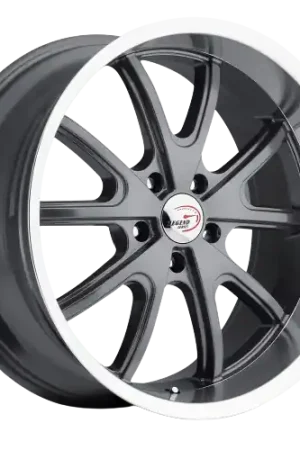 Vision American-Muscle 143 Torque 5x127 20x9.5+12 Gunmetal Machined Lip Holiday Sale