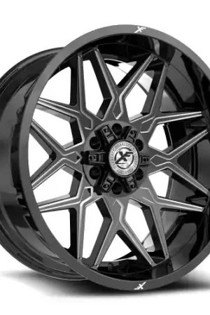 Hot Deal XF Off-Road XF-238 5x127/5x139.7 18x9 +0 Gloss Black & Milled