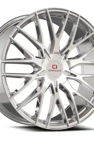 Cavallo CLV-45 5x114.3/5x120 22x8.5 +38 Nano Chrome Limited Time