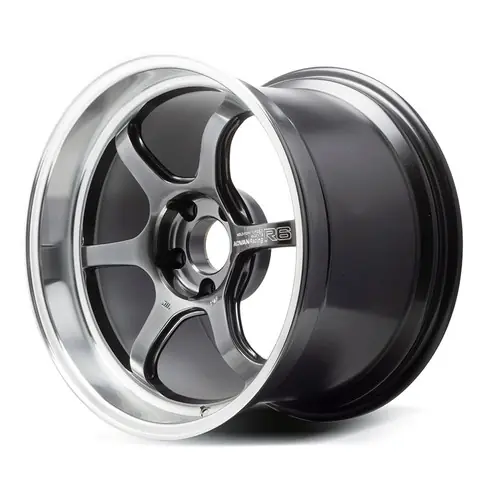 Advan Racing R6 5x114.3 18x10.0 +24 MACHINING & HYPER PLATINUM BLACK Premium