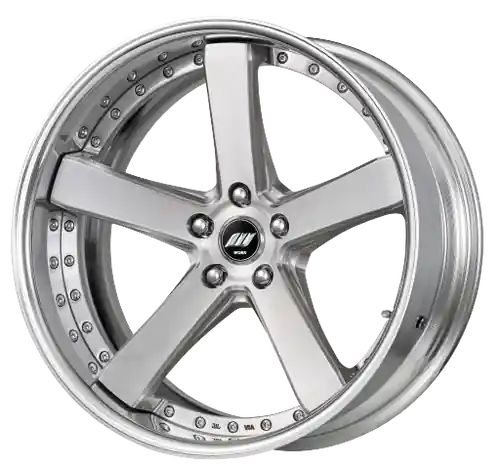 Work Zeast Black Label Bst2 5x100 19x8+45 S Disk Brush Silver Clear Instant Buy