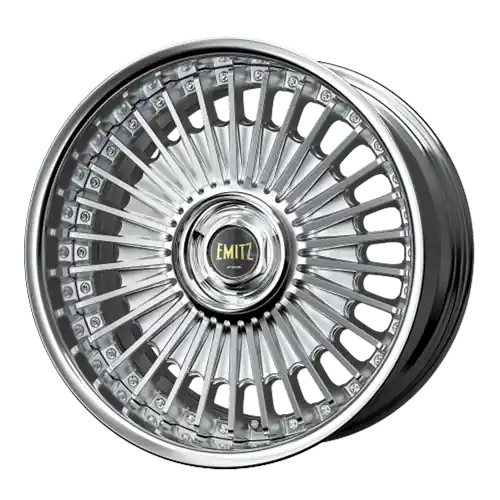 Crafted Work Emitz Black Polish 5x100 19x7.5 +45