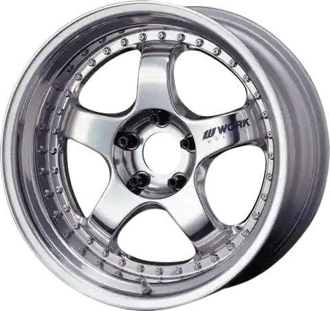 Worldwide Shipping Work Meister S1 3P 5x108 18x15-47 L Disk Bright Buff Finish