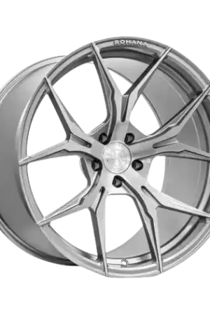 One Day Deal Rohana RFX5 5x112 22x10.5+28 Brushed Titanium
