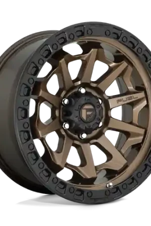 Limited Edition Fuel 1PC D696 COVERT 5X150 18X9 +20 MATTE BRONZE BLACK BEAD RING