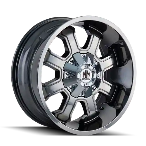 Mayhem Fierce 8103 5x127/5x139.7 20x9+0 Chrome Secure Checkout