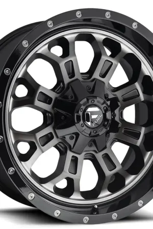 Authentic 17" Fuel Wheels D561 Crush Gloss Black Double Dark Tint Off-Road Rims