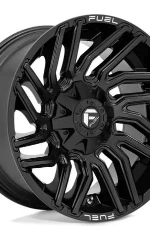 Instant Buy 22" Fuel Wheels D776 Typhoon Gloss Black Crossover Rims