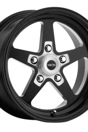 Vision American-Muscle 571 Sport Star II 5x120.65 15x4-19 Gloss Black with Milled Center Fan Favorite