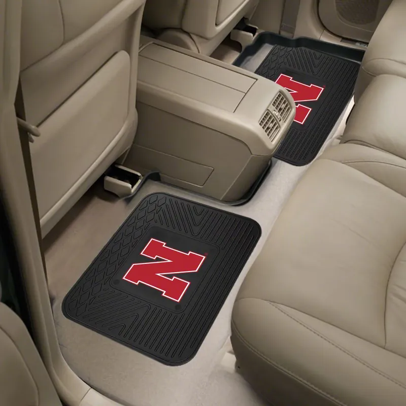 Molded Rear Floor Mats with University of Nebraska Logo In Demand