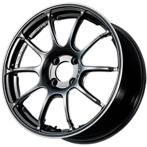 Bargain Advan RZ II 5x114.3 19x10+25 Racing Hyper Black And Ring