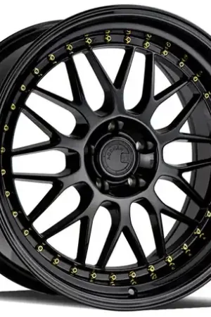 Weekend Sale Aodhan AH02 5x120 19x9.5 +35 Gloss Black ( Gold Rivet)