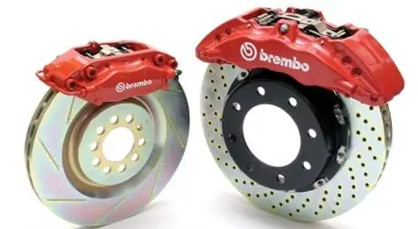 Discount Chevrolet Tahoe Brembo Gran Turismo Brake Kit with 8 Piston 380x34 Disc & 2-Piece Rotor - Front - 1Gx.9001A