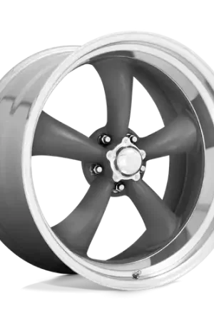 American Racing Vintage VN215 CLASSIC TORQ THRUST II 5X114.3 16X7 +0 MAG GRAY MACHINED LIP Hot Picks