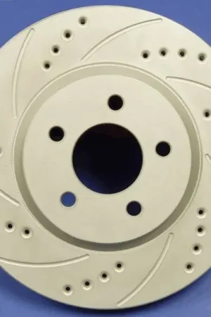 Buick Riviera SP Performance Cross Drilled and Slotted Vented Front Rotors - F55-52 Worldwide Shipping