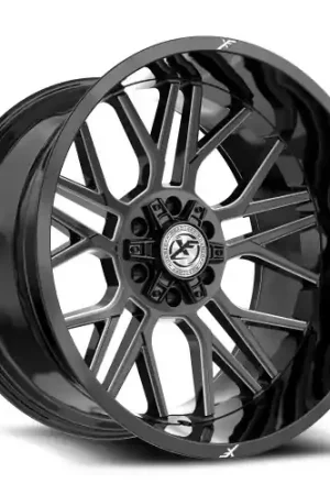 XF Off-Road XF-235 6x135/6x139.7 20x10 -24 Gloss Black & Milled Holiday Sale
