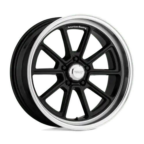 Save Now American Racing Vintage VN510 DRAFT 5X127 18X10 0 GLOSS BLACK W/ DIAMOND CUT LIP