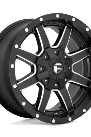 Fuel 1PC D538 MAVERICK 6X135/6X139.7 22X12 -45 MATTE BLACK MILLED Free Shipping