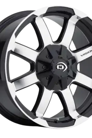 Fan Favorite Vision Off-Road 413 Valor 6x135 18x8.5+0 Gloss Black Machined Face