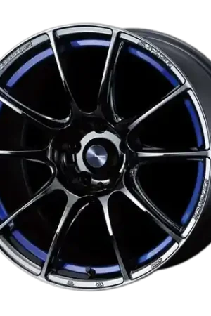 WedsSport SA-25R 5x100 17x7.0+48 Blue Light Chrome II Brand New