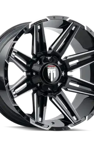 American Truxx Boom AT1903 5x127 20x9-12 Black/Milled Reduced Price
