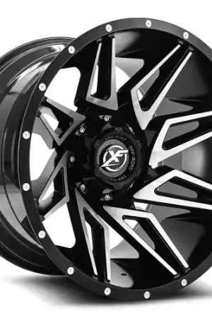 New Release XF Off-Road XF-218 8x165.1/8x180 20x9 +12 Gloss Black & Machined