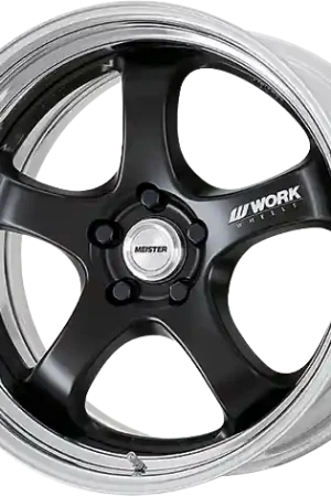 Work Meister S1R 5x120 18x9.5+0 A Disk Matte Black Clearance