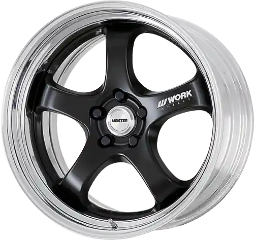 Work Meister S1R 5x120 18x9.5+0 A Disk Matte Black Clearance