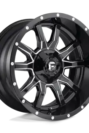 Trusted Brand Fuel 1PC D627 VANDAL 6X135/6X139.7 20X10 -19 GLOSS BLACK MILLED