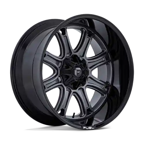Fuel 1PC DARKSTAR 5X139.7/5X150 24X12 -44 MATTE GUNMETAL WITH BLACK LIP Place Order
