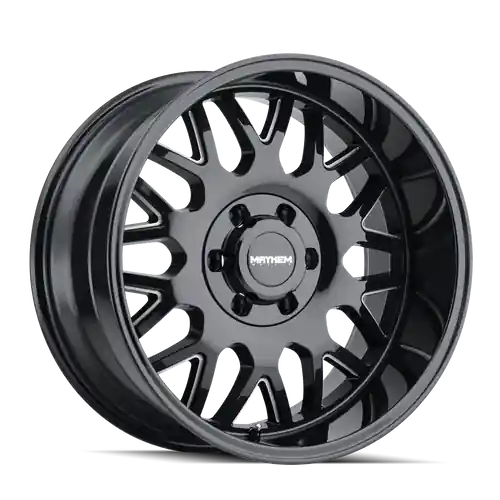 Limited Edition Mayhem Tripwire 8110 6x135/6x139.7 20x9+0 Gloss Black/Milled Spokes