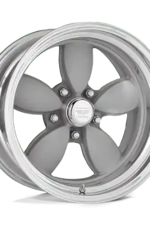 Authentic American Racing Vintage VN402 CLASSIC 200S 5X114.3 17X11 0 TWO-PIECE MAG GRAY CENTER POLISHED BARREL