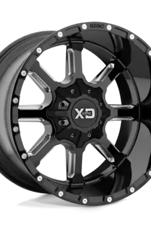 Wholesale XD XD838 MAMMOTH 5X127/5X139.7 22X10 -18 GLOSS BLACK MILLED