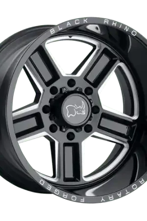 Black Rhino CANON 6X139.7 20X9.5 +12 GLOSS BLACK W/ MILLED SPOKES Editor’s Pick