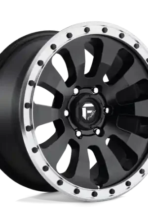 Fuel 1PC D629 TACTIC 6X139.7 18X9 +20 MATTE BLACK MACHINED RING Holiday Sale