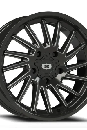 Vision Rapier 306 Wheel 20x10 5x139.7 Gloss Black Milled Spoke -25mm - FREE T-SHIRT INCLUDED! Wholesale